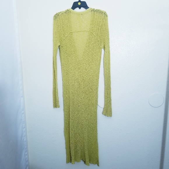 Free People Yellow Long Cardigan - Picture 3 of 9